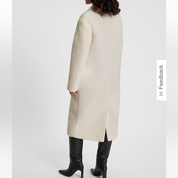 Express Boucle One Button Coat - Picture 6 of 8